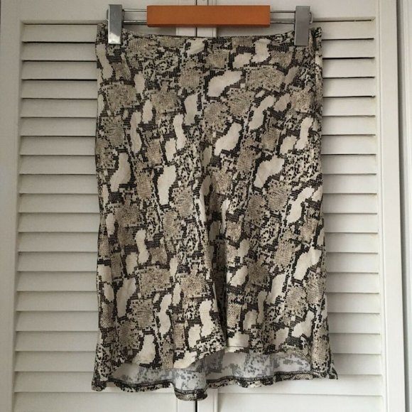 Snakeskin Pattern Mini Skirt H&M - Picture 3 of 4